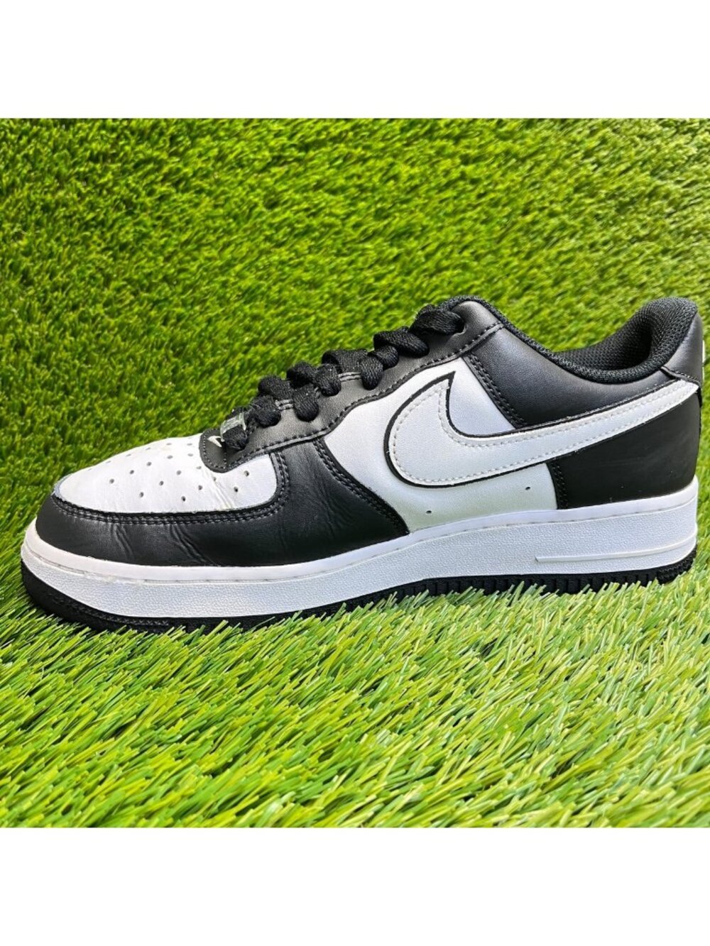 Nike Air Force 1 Low '07 Panda Mens Size 8.5 White Black Athletic Shoes Sneakers - Picture 3 of 10